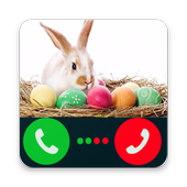 Fake Call Easter Bunny icon