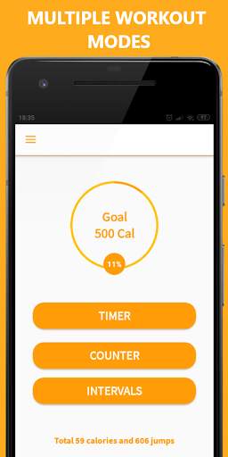 Jump Rope Counter and Calorie Counter for Workout screenshot 1
