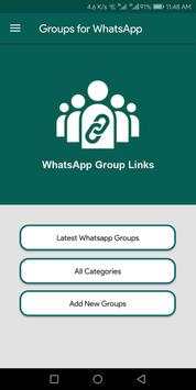 Groups App for WhatsApp screenshot 1