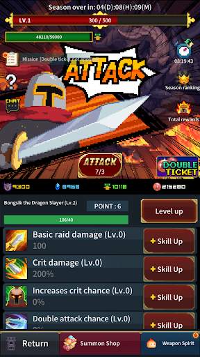 Retro Hero Mr Kim : Idle RPG screenshot 4