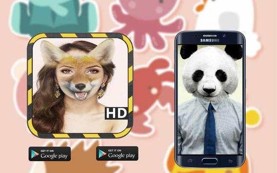 Funny Animal Face Changer Pro 3 تصوير الشاشة