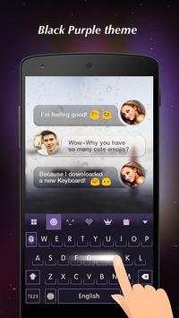 Keyboard -Boto : Black Purple screenshot 1