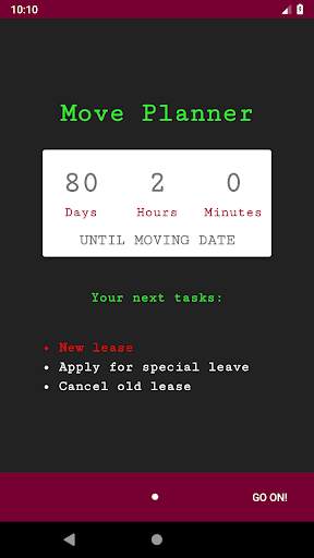 Relocation App screenshot 2