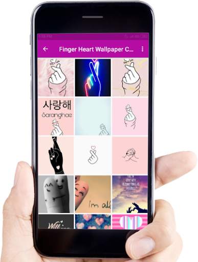 Finger Heart Wallpaper screenshot 2