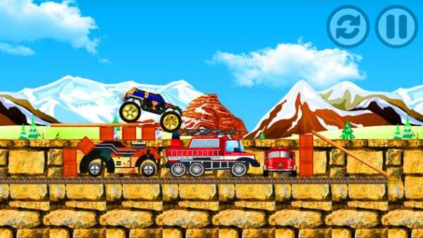 racing car monster truck game screenshot 3