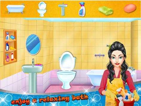 Baby Princess House Cleanup:Home Cleaning Game screenshot 2
