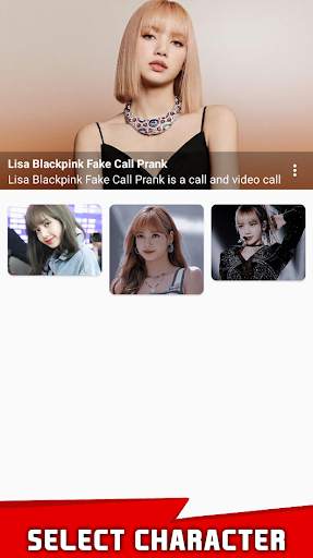 Lisa Blackpink Fake Call Prank screenshot 1