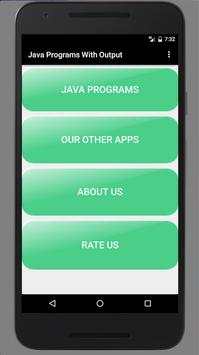 Java Programs With Output screenshot 1