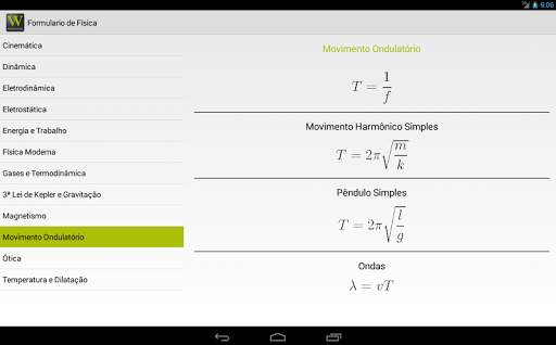 Formulário de Física screenshot 8
