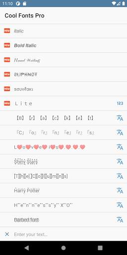 Fonts for Instagram Pro screenshot 1