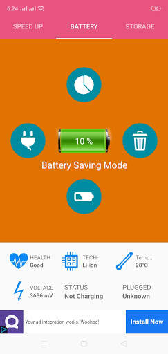 Increase Battery - Battery Saver & Mobile Booster screenshot 2