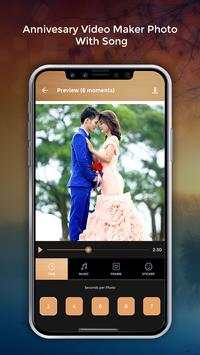 Anniversary Photo Video Maker with Song screenshot 1