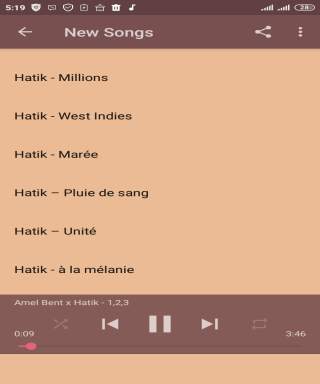 Hatik - La meilleure (música offline completa) screenshot 4