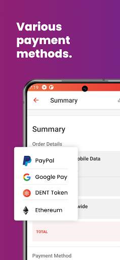 DENT: eSIM data plans & data top-up for all phones screenshot 5