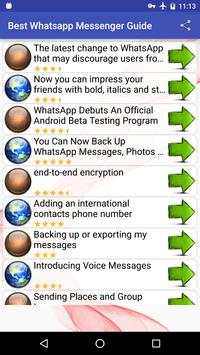 Best Whatsapp Messenger Guide screenshot 1