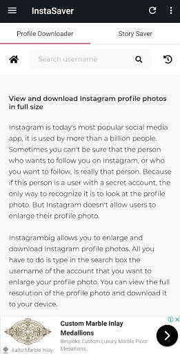 Profile Picture And Story Downloader For Instagram screenshot 4
