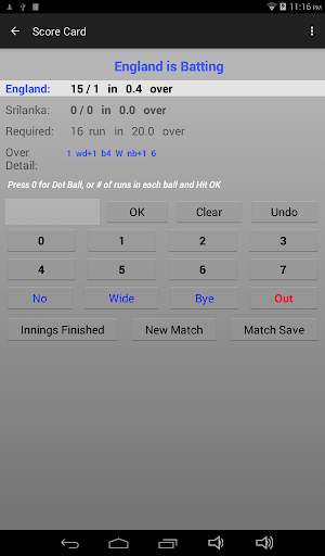Light Cricket Scorer screenshot 3
