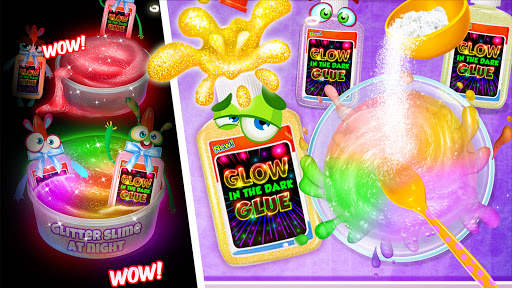 Unicorn Glitter Slime & Glow-in-the-Dark Slime screenshot 2