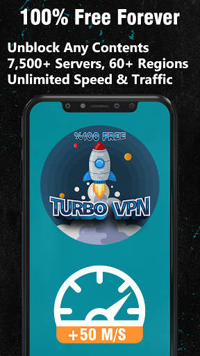 Turbo VPN | Free, Fast and Unlimited VPN screenshot 1