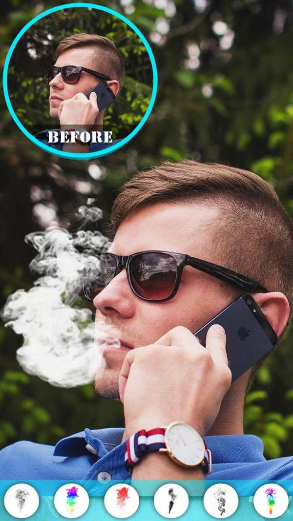 Smoke Effect Photo Editor screenshot 1