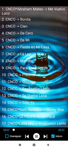 Escucha canciones de CNCO sin internet screenshot 1