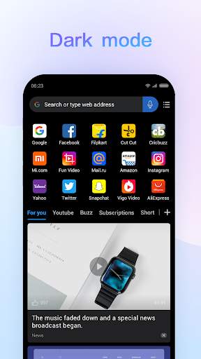 Mi Browser 7 تصوير الشاشة