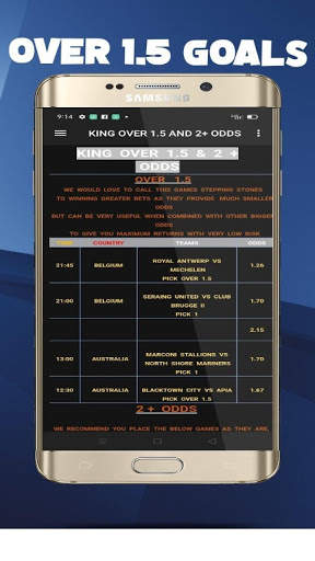 KING OVER 1.5 & 2  ODDS:FOOTBALL SUREBET VIP TIPS screenshot 8