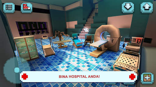 Hospital Craft: Simulasi Binaan & Game Perubatan screenshot 2
