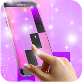 Romantic piano tiles icon