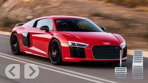 City Driving R8 Car Simulator screenshot 1