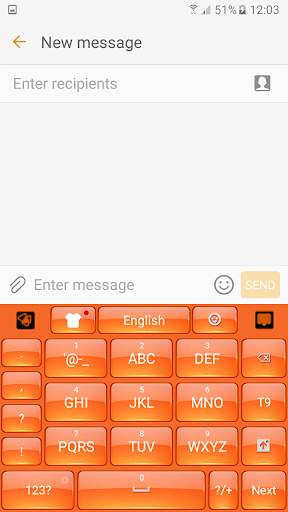 Orange Keyboard screenshot 7