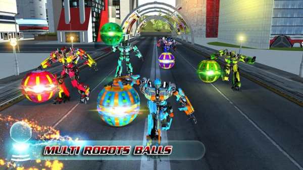 Super Robot Ball attack City Futuristic War screenshot 5