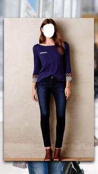 Girl Jeans Selfie Camera screenshot 3