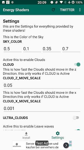 Energy Shaders for Minecraft PE/BE screenshot 2