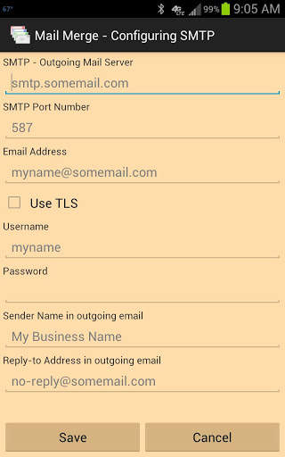 Mail Merge Lite screenshot 2