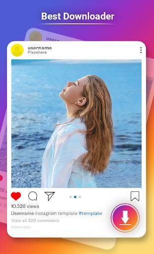 Downloader for Instagram screenshot 2