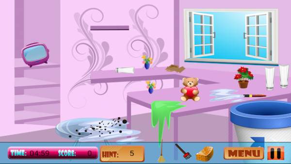 Cleaning Houses Games screenshot 2