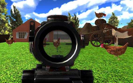Chicken Shoot Roaster Sniper Hunting Challenge 3D screenshot 2