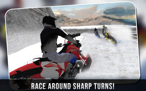 febbre pilota corsa neve bici screenshot 12