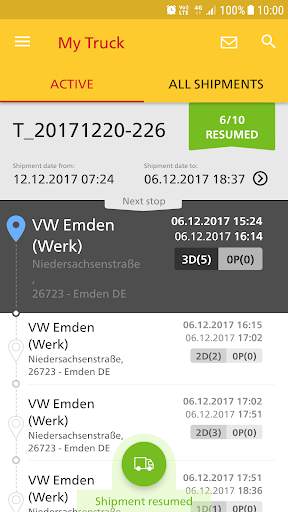 DHL My Truck screenshot 2