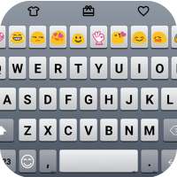 Simple Blue Emoji Keyboard on 9Apps