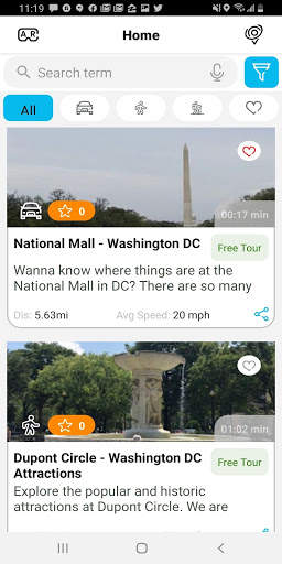 UCPlaces, the tour guide app. screenshot 3