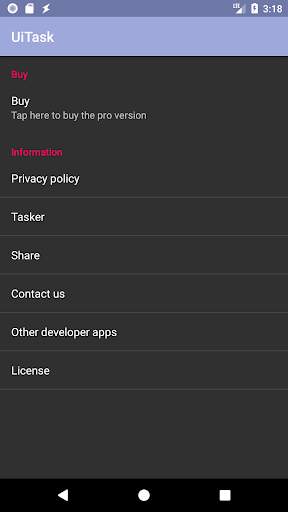 UiTask screenshot 1