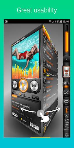MusiX Player PRO (Trial) 2 تصوير الشاشة