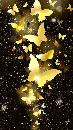 Gold Butterfly APUS Live Wallpaper screenshot 6
