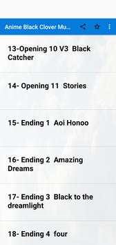 Anime Music Black Clover Songs Offline screenshot 3