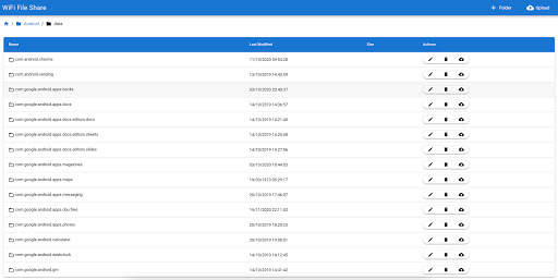 WiFi File Share - Free screenshot 1