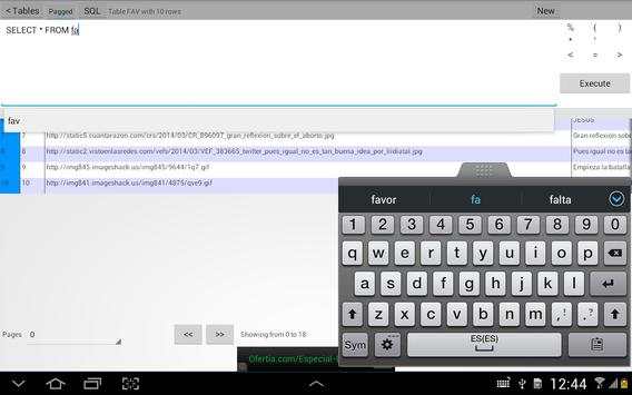 SQLite Edit Little screenshot 6