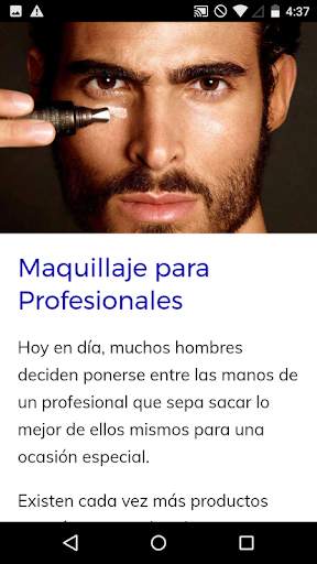 Curso de Maquillaje para Hombres screenshot 3