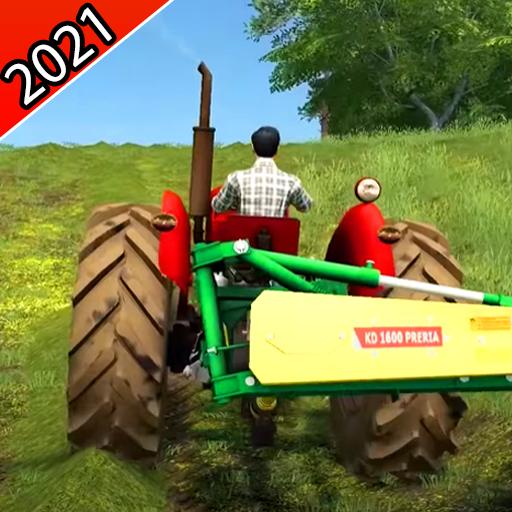 Village Tractor Driving Simulator 3D 2021 आइकन